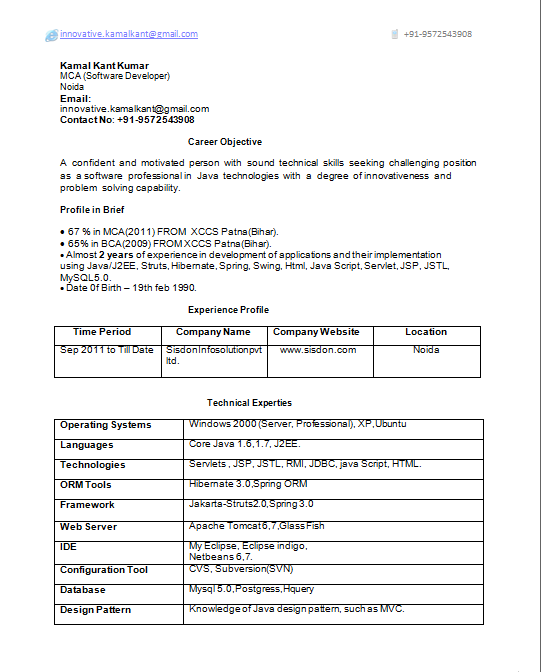 Software test coordinator resume